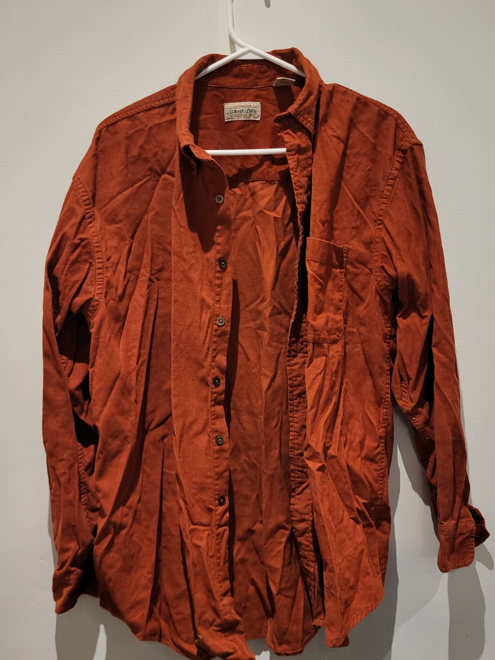 St. John's Bay Rust Corduroy Shirt Jacket